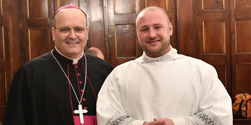 Monsignor Iannuzzi con don Giovanni Fonseca