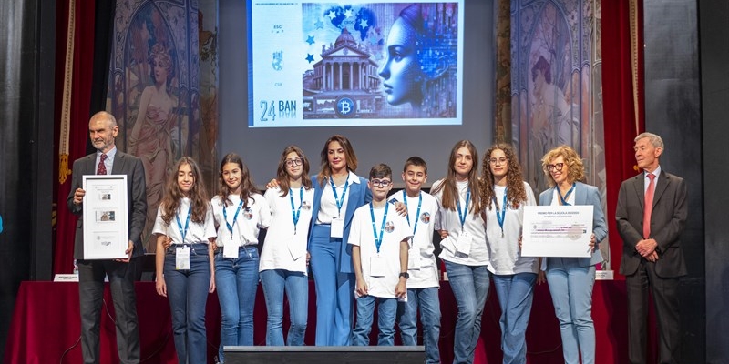 La scuola Andria sul podio del concorso nazionale "Inventiamo una banconota"