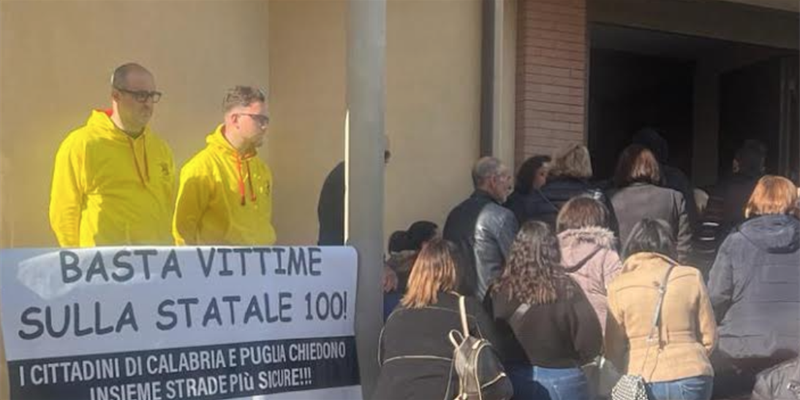 Dalla Calabria il monito dell'associazionismo: «Basta vittime sulla statale 100»