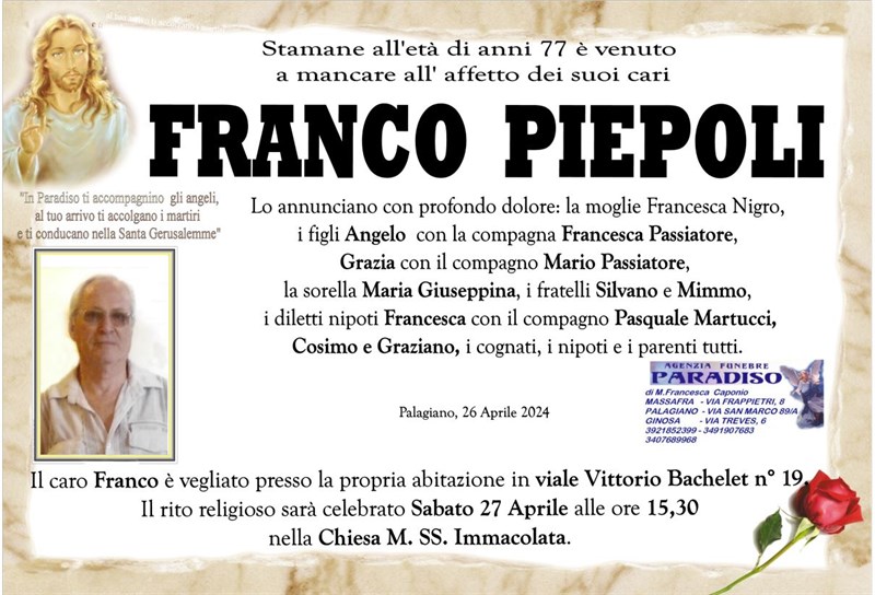 Trigesimo di Franco Piepoli
