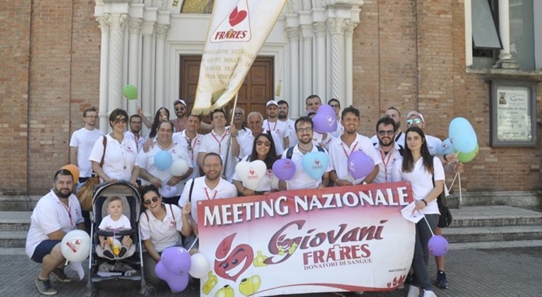 I volontari del gruppo "Giovani Fratres Puglia"