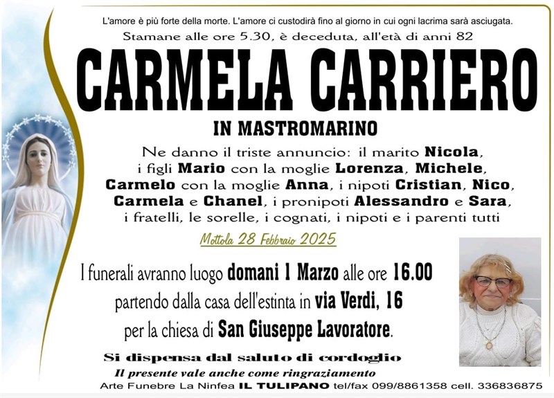 manifesto funebre