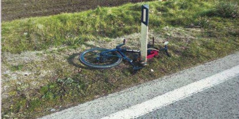 L'incidente costato la vita al ciclista Nigro