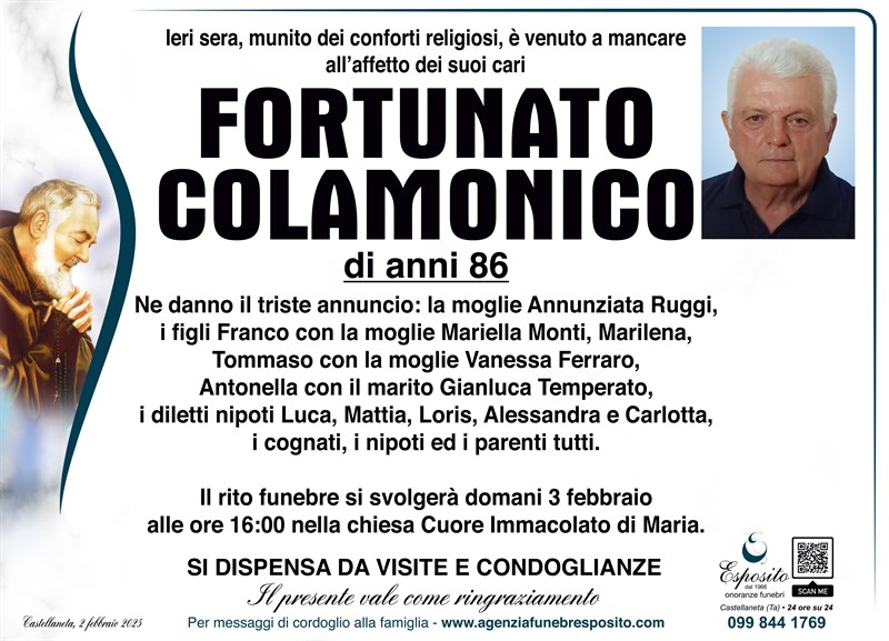 manifesto funebre