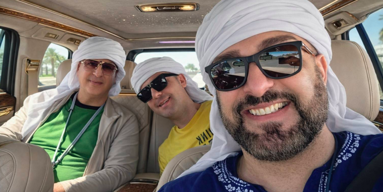 Sorridono nonostante tutto i tre ginosini