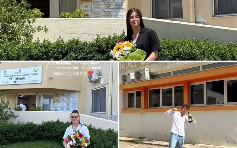 Maturità per 3: vivissimi auguri a Vito, Serena e Federica