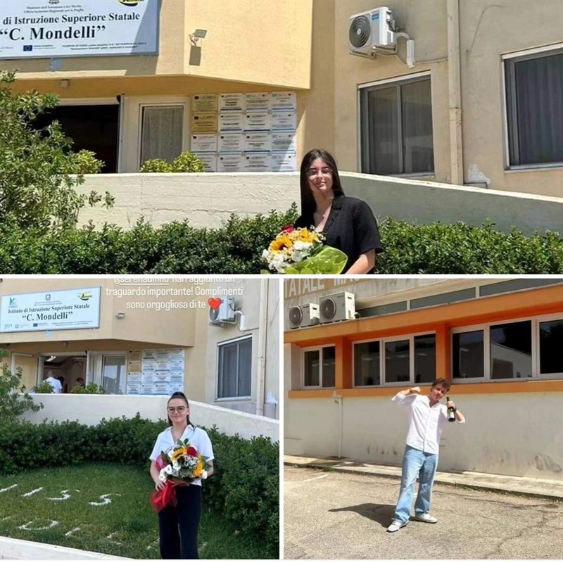 Maturità per 3: vivissimi auguri a Vito, Serena e Federica