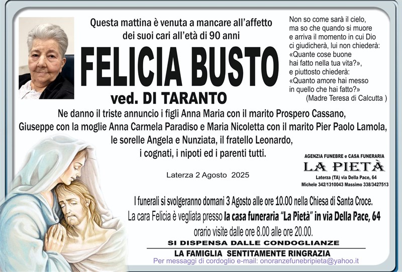 manifesto funebre