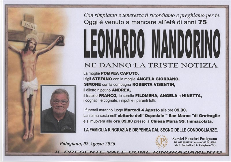 manifesto funebre