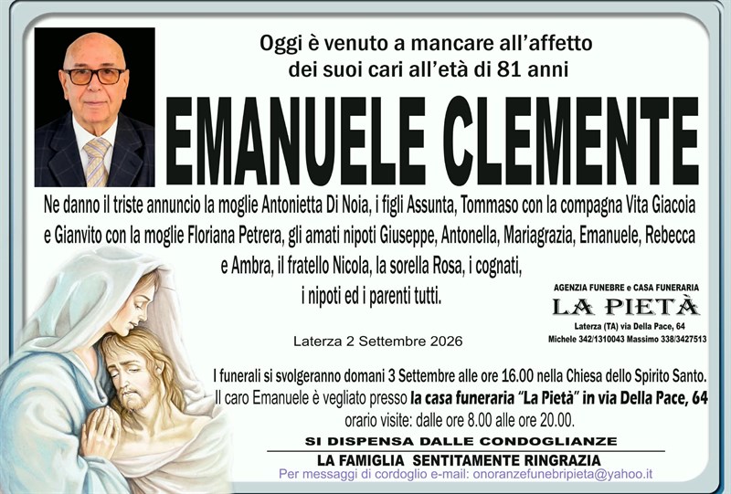 manifesto funebre