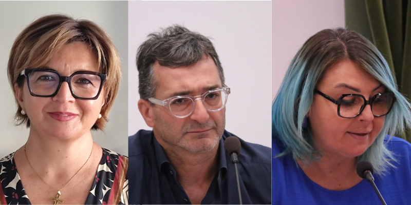 Da sinistra: Tagliente, Ludovico e Laghezza