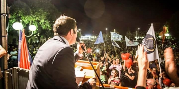 Un comizio di Giovanni Gugliotti