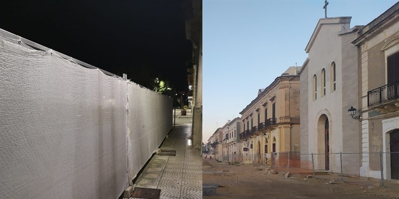 Lungovalle di Massafra, prima e dopo Lungovalle di Massafra, prima e dopo