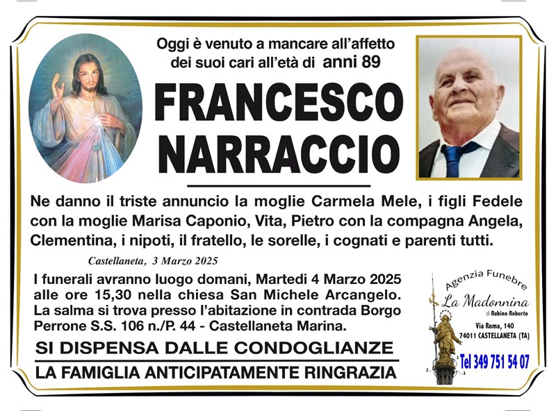 manifesto funebre