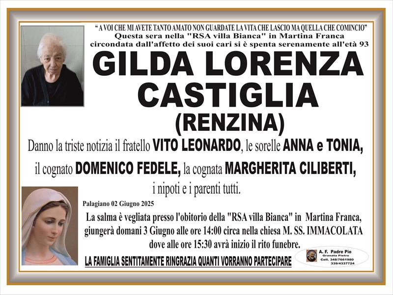 manifesto funebre