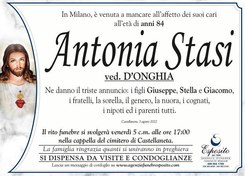 Trigesimo di Antonia Stasi