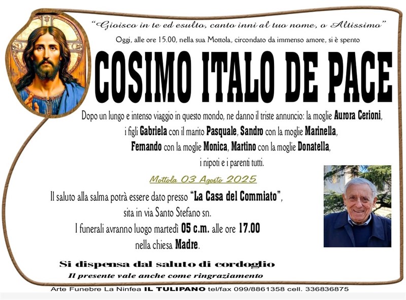 manifesto funebre