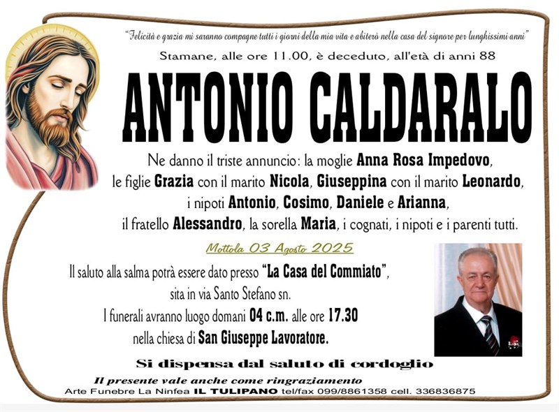 manifesto funebre