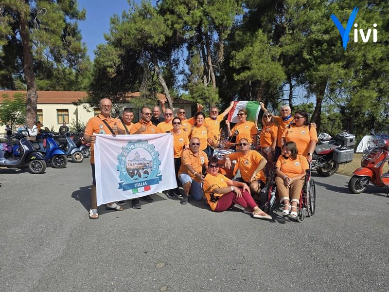Gemellaggio storico tra Massafra e Veria in Vespa
