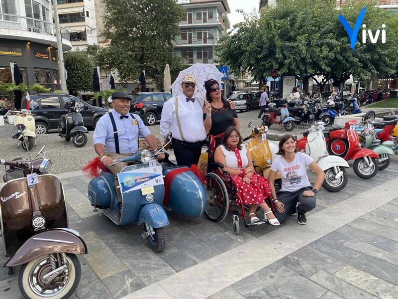 Gemellaggio storico tra Massafra e Veria in Vespa