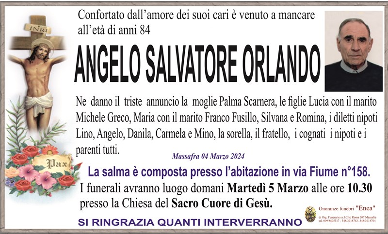 Trigesimo di Angelo Salvatore Orlando