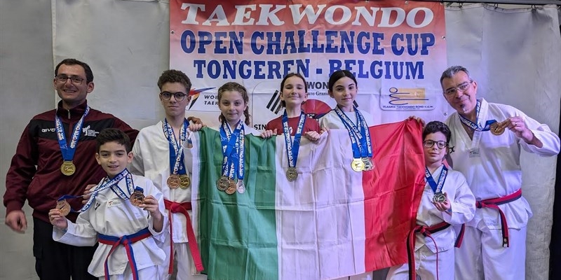 Taekwondo, 14 medaglie internazionali per i giovanissimi della "Yom Chi"