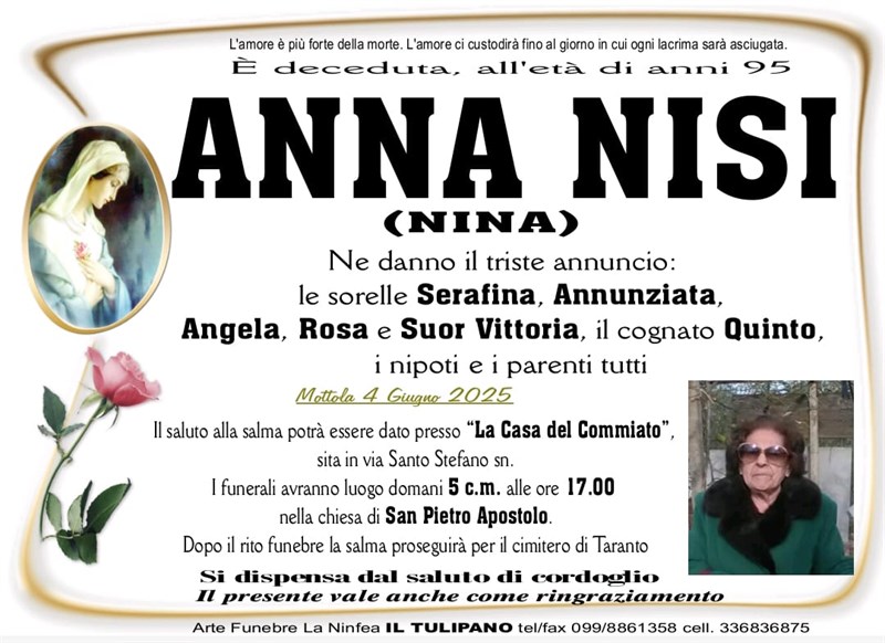 manifesto funebre