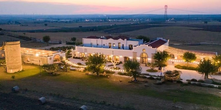 Masseria Belvedere dall'alto