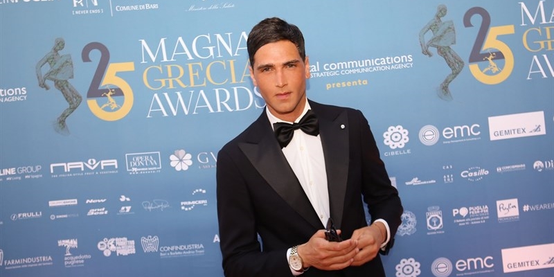 Il super modello Fabio Mancini premiato al Magna Grecia Awards