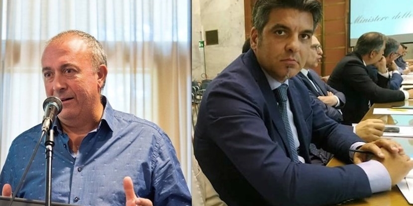 da sinistra Vito Rubino e Pietro De Padova da sinistra Vito Rubino e Pietro De Padova