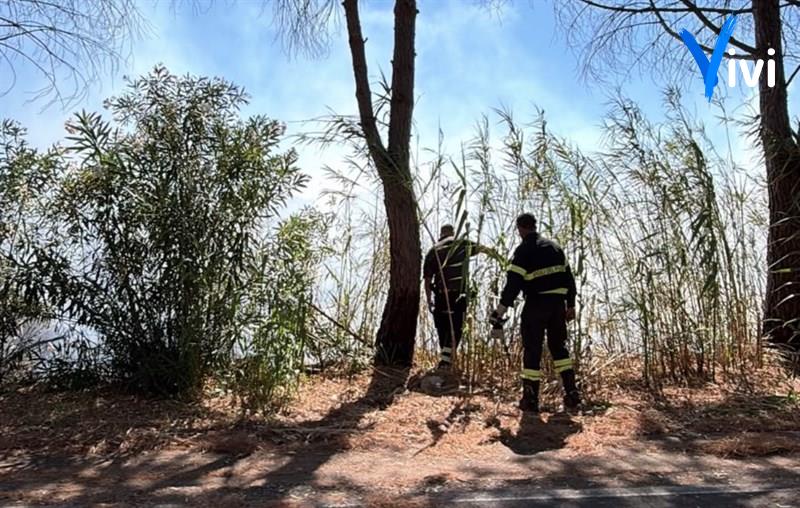 Incendio a Castellaneta Marina