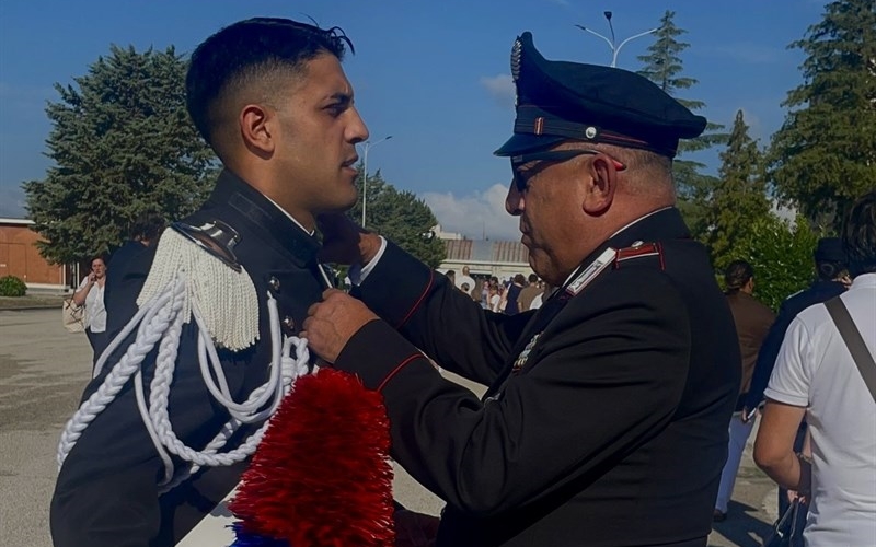 NELLO RAFFAELE DE ROSA per il giuramento del 145° corso allievi Carabinieri di Campobasso