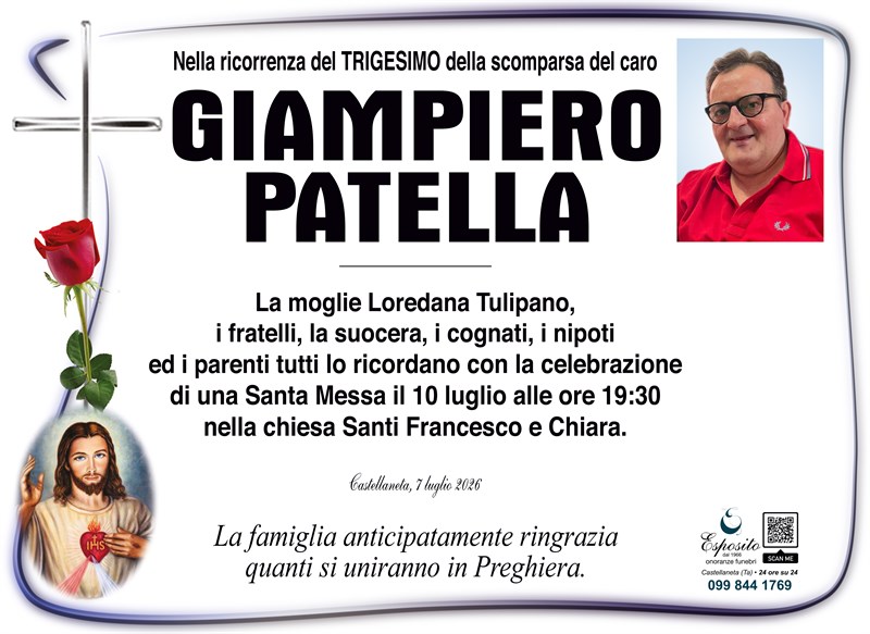 Trigesimo di Giampiero Patella