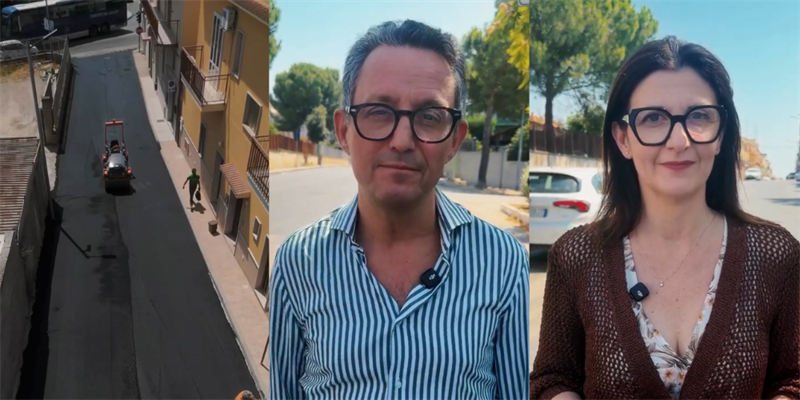 Da sinistra: l'assessore Cerbino e il sindaco Zaccaro