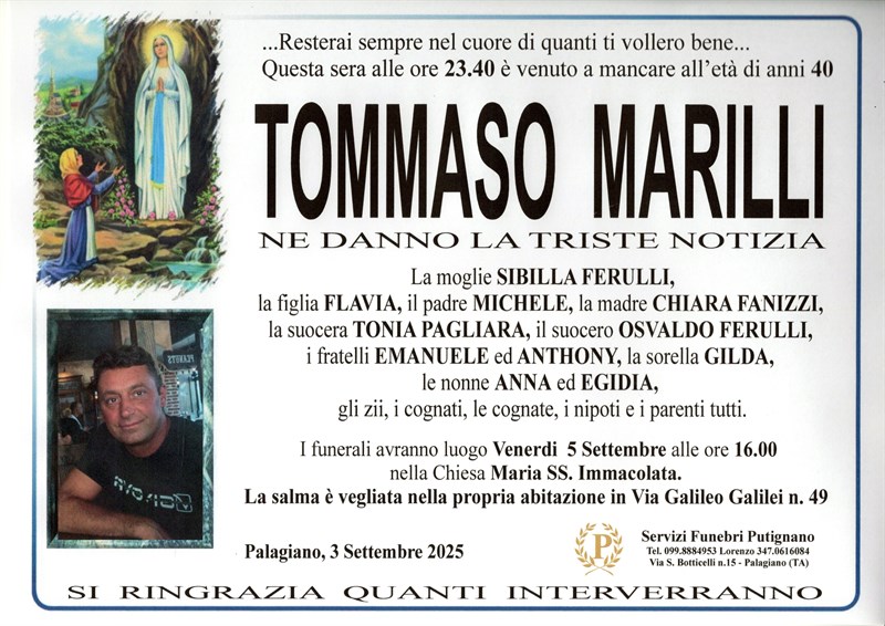 manifesto funebre