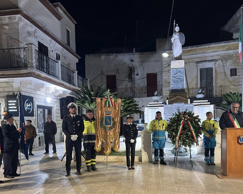 Lasigna: «Il 4 novembre rinnova il valore dell’unità e della pace»