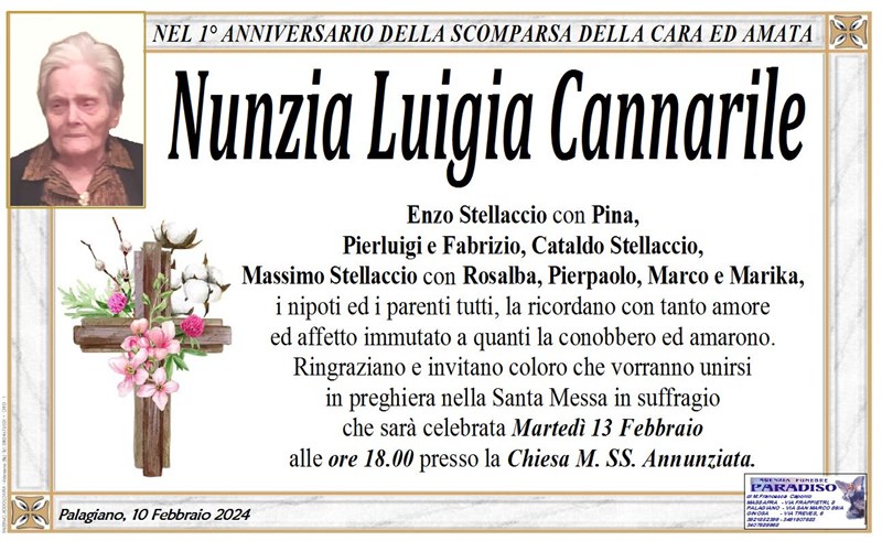 Anniversario di Nunzia Cannarile