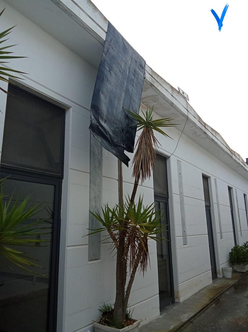 Maltempo e danni: il vento soffia forte sul cimitero di Castellaneta