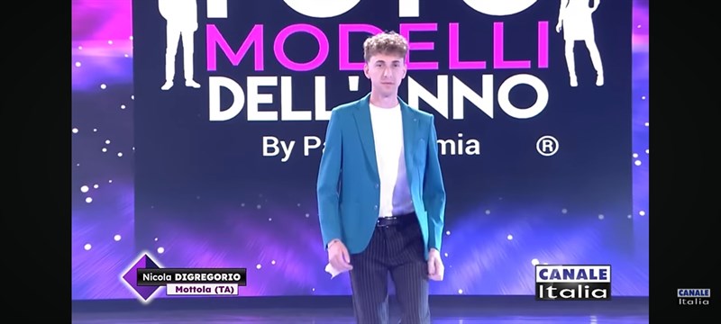  L'attore del videoclip Nicola Digregorio 