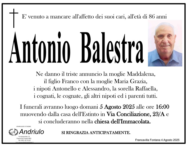 manifesto funebre