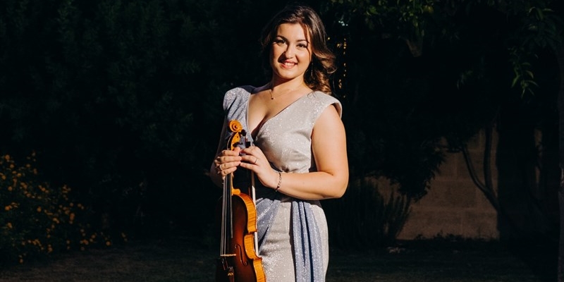 La violinista Miriam Montelli