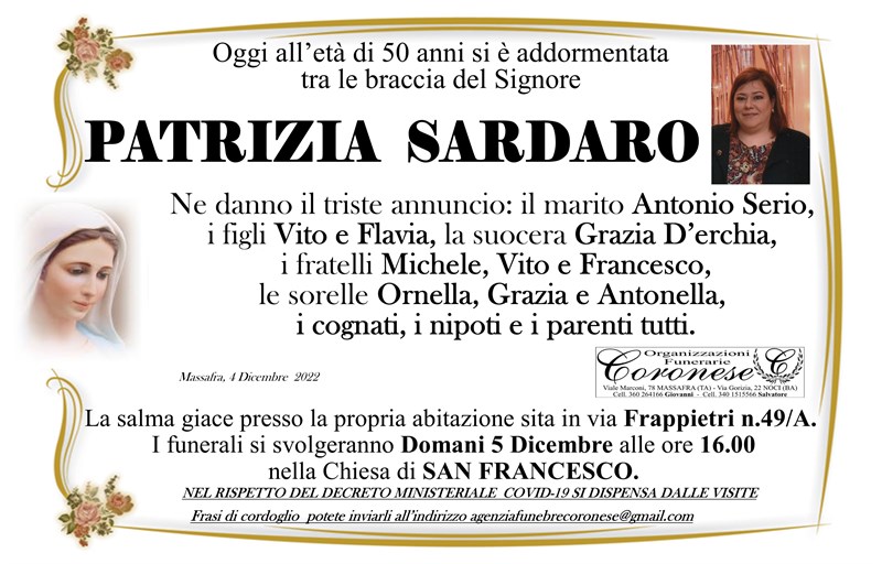 Trigesimo di Patrizia Sardaro