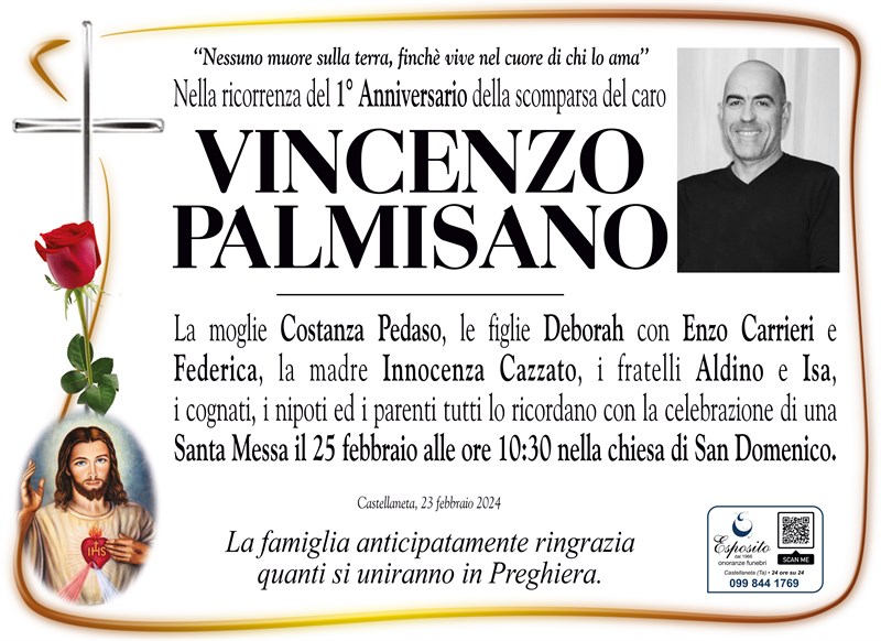 Anniversario di Vincenzo Palmisano
