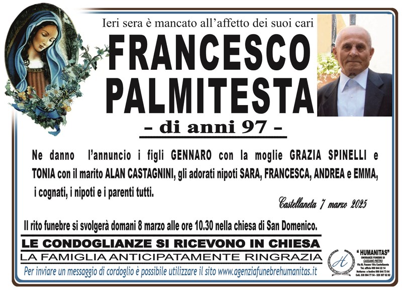manifesto funebre
