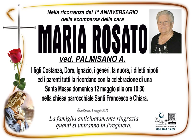 Anniversario di Maria Rosato
