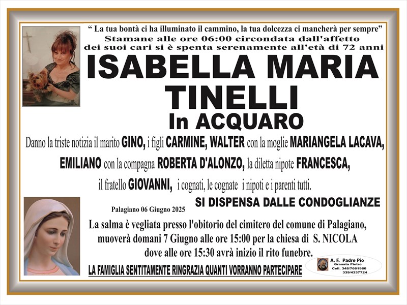 manifesto funebre