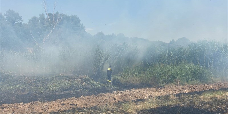 Ancora fiamme in contrada Gaudella