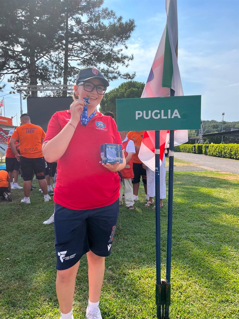 Massafra sul podio: la 13enne Francesca Nitti è d'oro