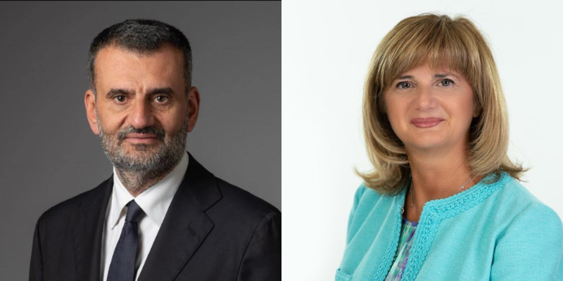 Antonio Decaro e Maria Rosaria Guglielmi
