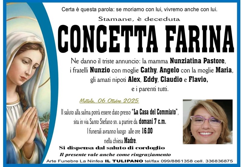 manifesto funebre